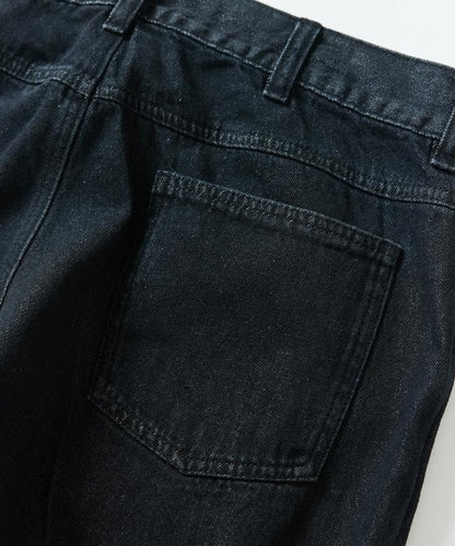 修身牛仔喇叭褲