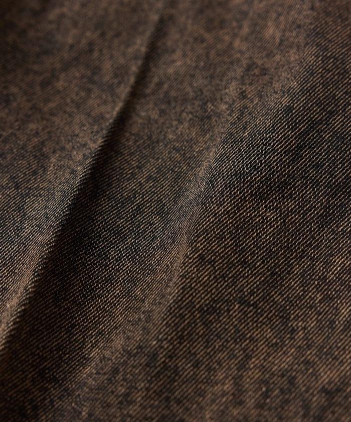 修身牛仔喇叭褲