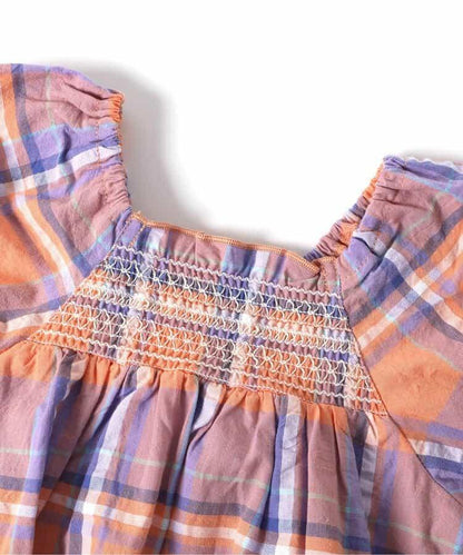【連衣裙】褶皺刺繡連體褲