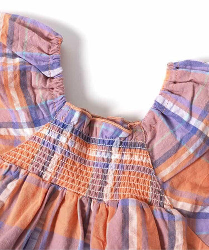【連衣裙】褶皺刺繡連體褲