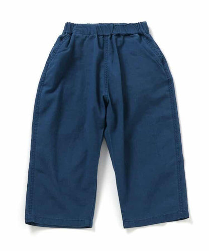 靛藍色足球休閒長褲 九分褲