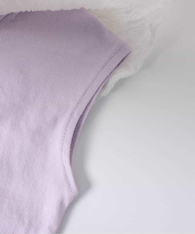 荷葉領 圖案刺繡T恤