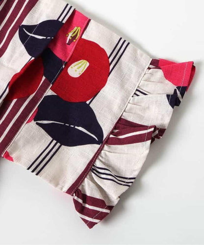 【完全穿著】荷葉邊浴衣