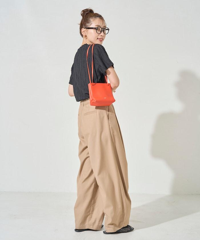 流蘇條紋提花短袖T恤