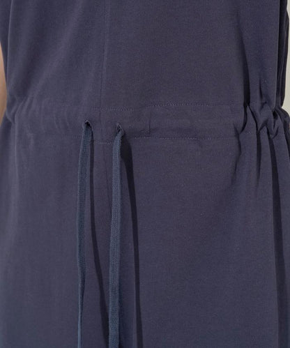 無袖腰帶連體褲