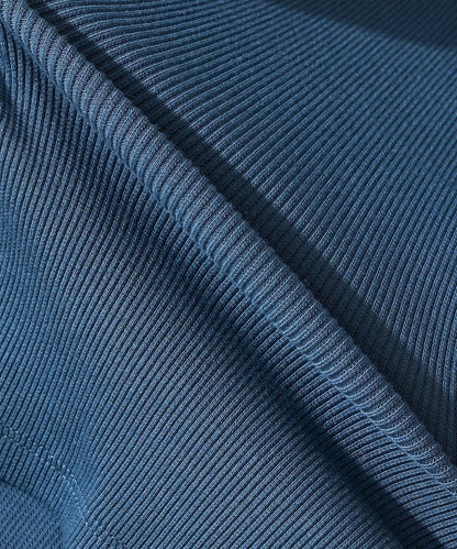 帶杯的無袖棉質肋條背心