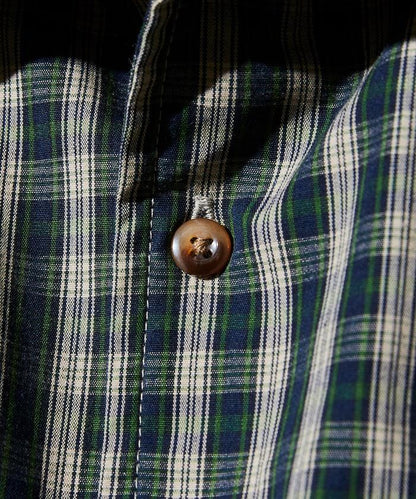 聯名 釣魚口袋 格紋襯衫 短袖