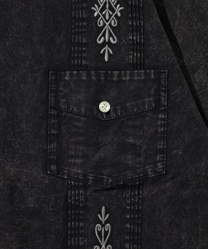 淡色處理 古巴襯衫 短袖