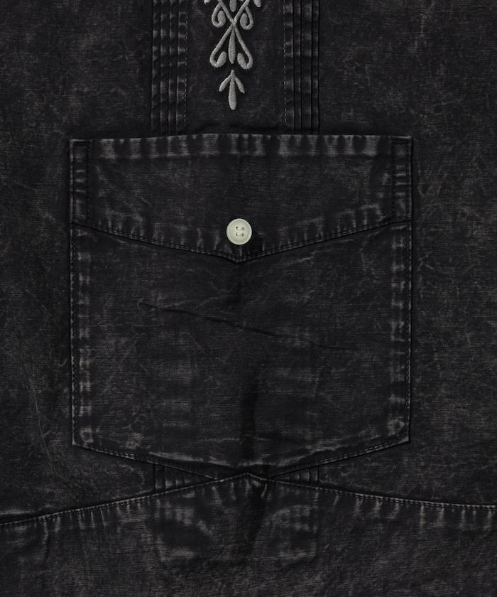 淡色處理 古巴襯衫 短袖