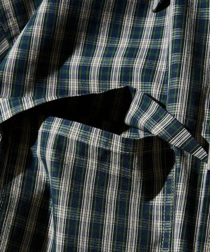 聯名 釣魚口袋 格紋襯衫 短袖