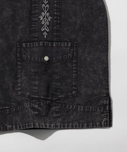 淡色處理 古巴襯衫 短袖