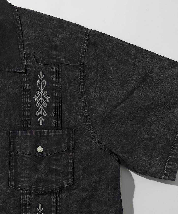 淡色處理 古巴襯衫 短袖