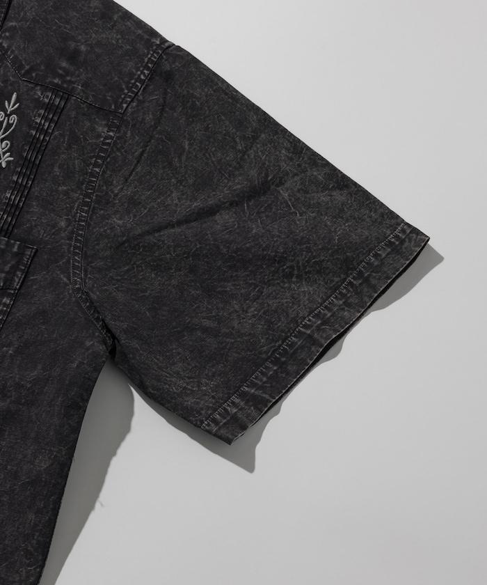 淡色處理 古巴襯衫 短袖