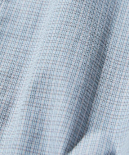 聯名 釣魚口袋 格紋襯衫 短袖