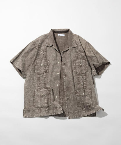 淡色處理 古巴襯衫 短袖