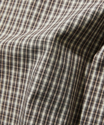 聯名 釣魚口袋 格紋襯衫 短袖