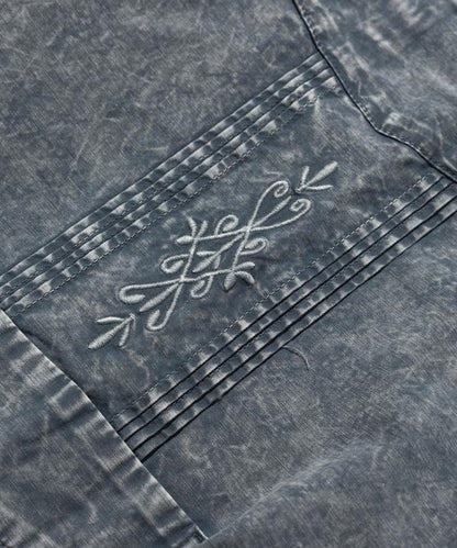 淡色處理 古巴襯衫 短袖