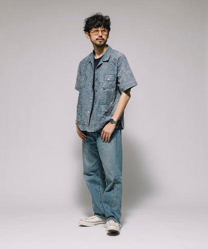 淡色處理 古巴襯衫 短袖