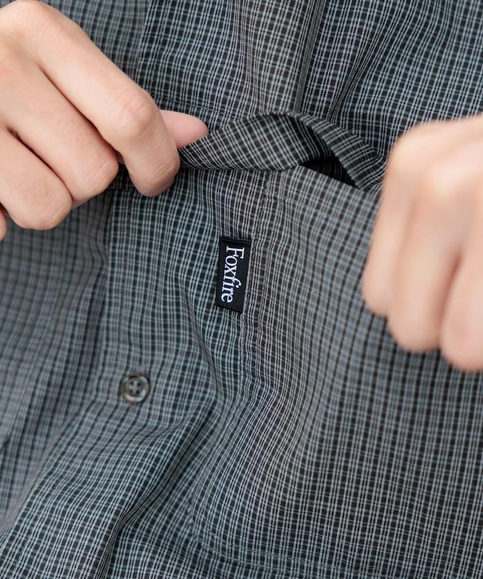 聯名 釣魚口袋 格紋襯衫 短袖