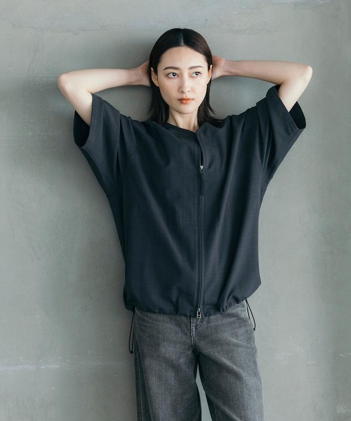 速乾材料 舒適版型 無領 棒球衫 短袖 亞麻風 居家護理