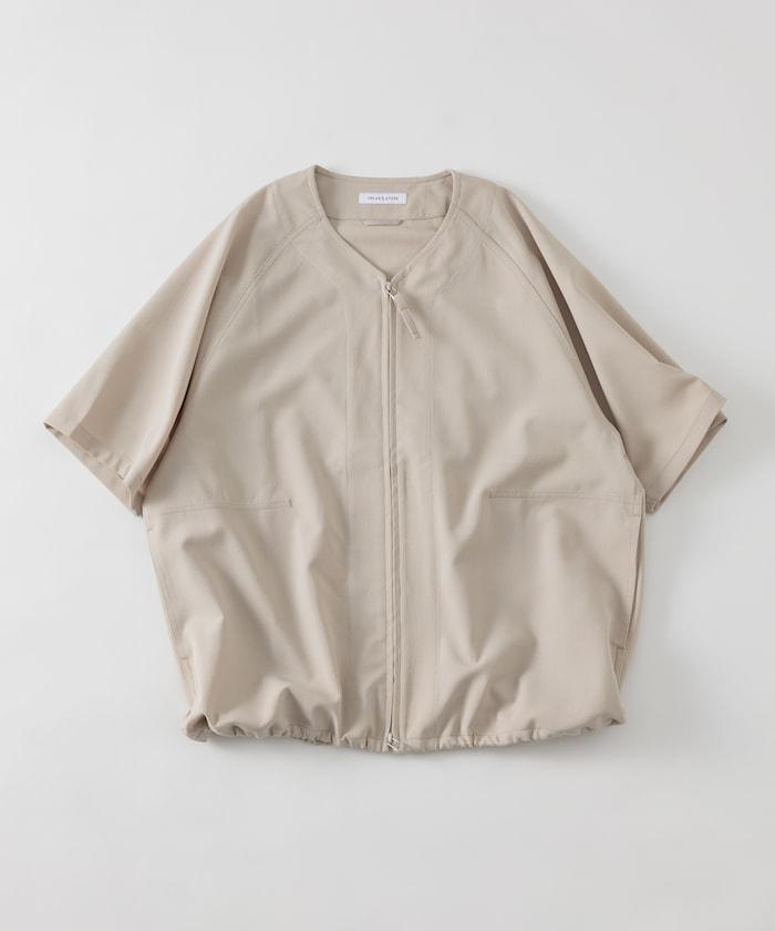 速乾材料 舒適版型 無領 棒球衫 短袖 亞麻風 居家護理