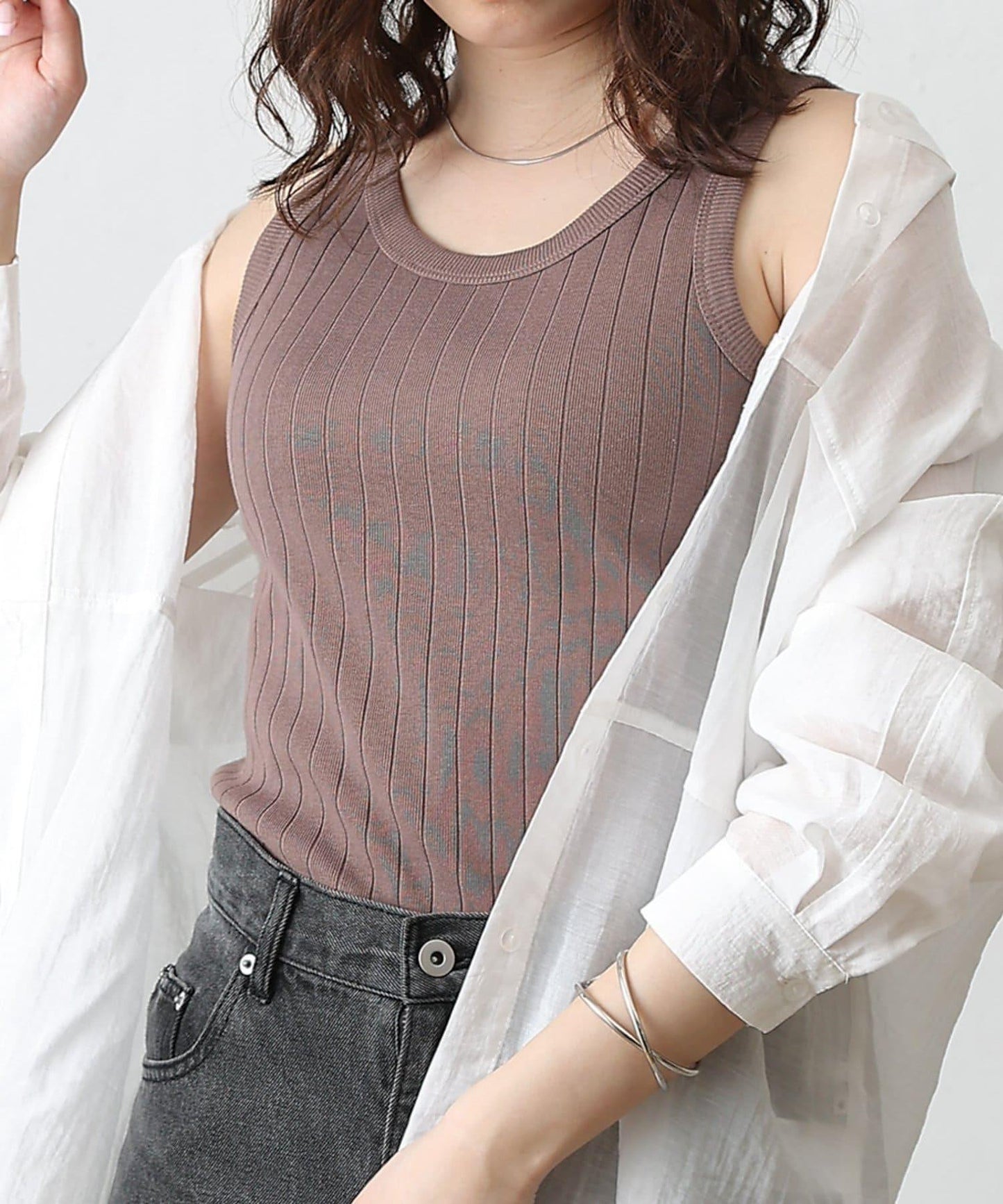 【SS/復刻】寬條紋圓領坦克背心