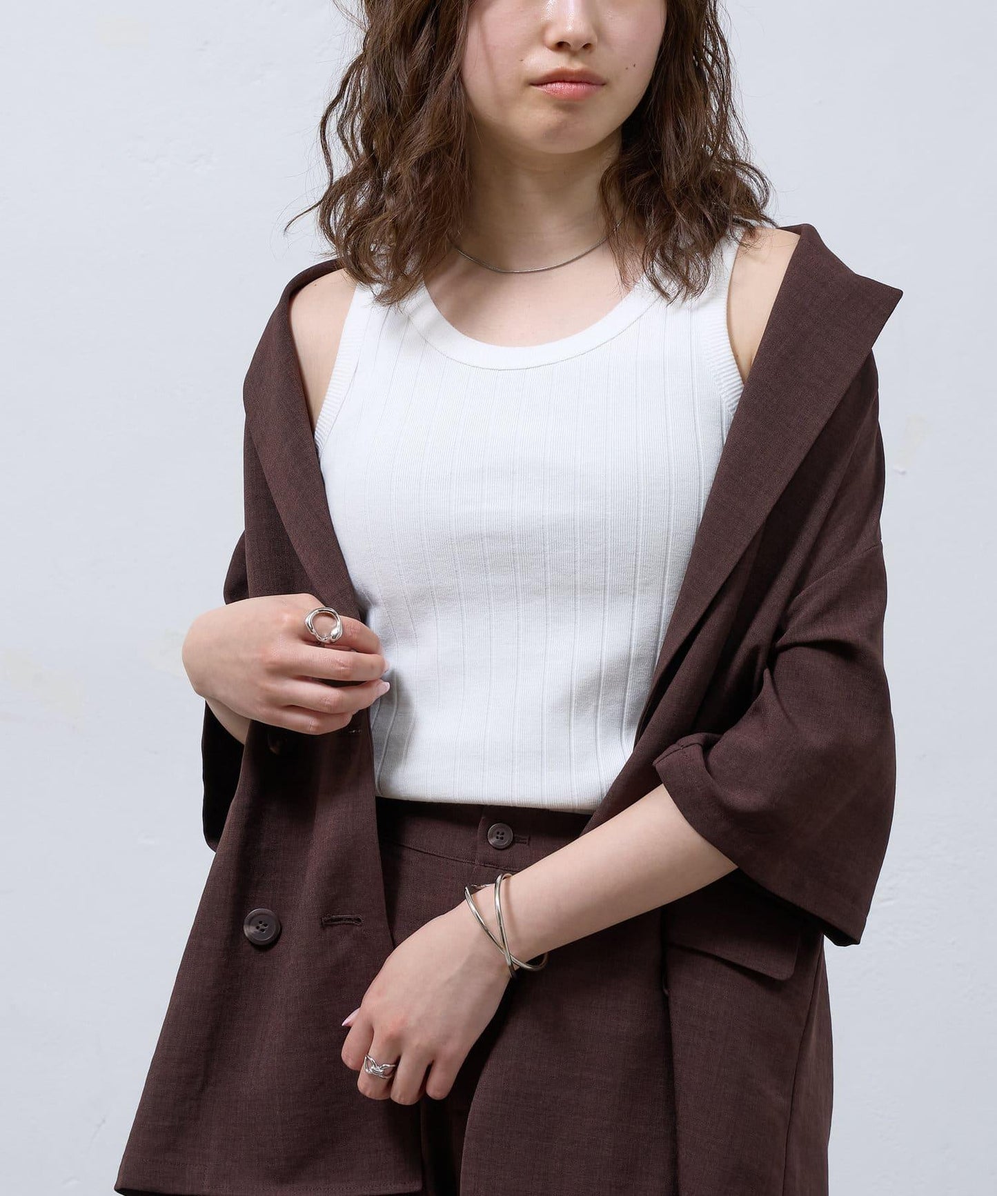 【SS/復刻】寬條紋圓領坦克背心