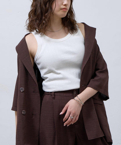 【SS/復刻】寬條紋圓領坦克背心