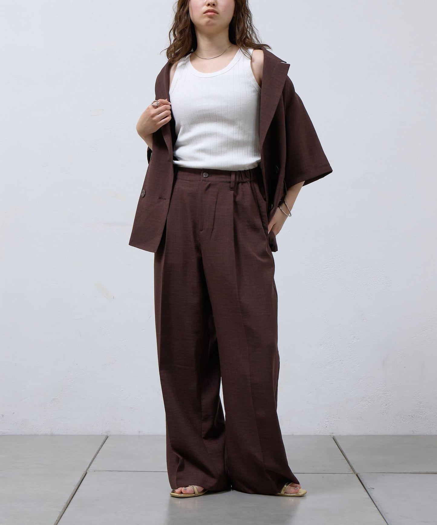 【SS/復刻】寬條紋圓領坦克背心