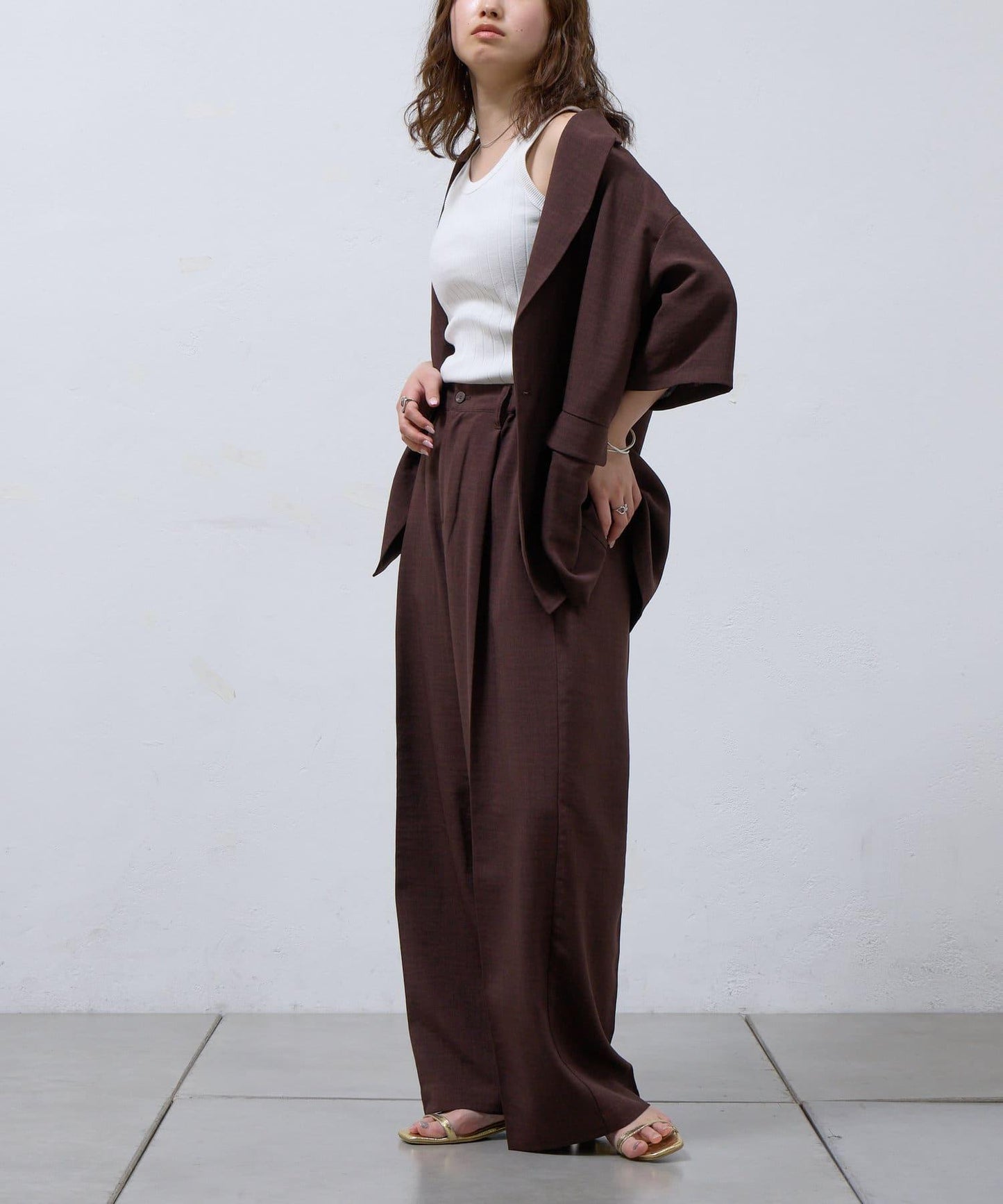 【SS/復刻】寬條紋圓領坦克背心