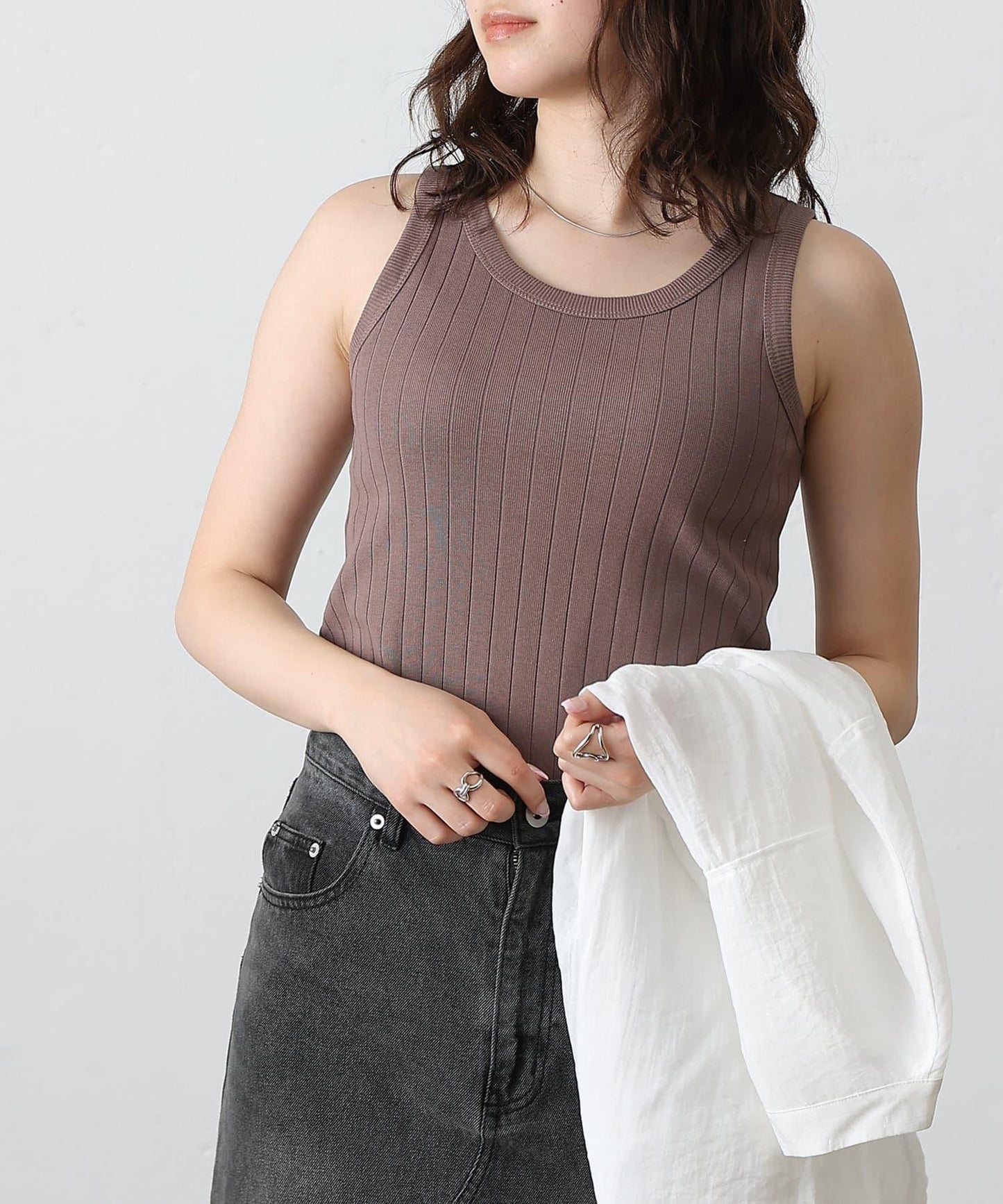 【SS/復刻】寬條紋圓領坦克背心