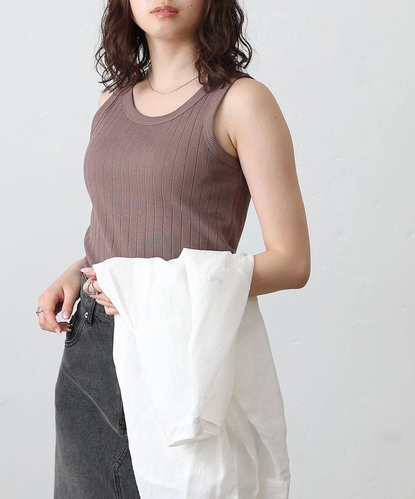 【SS/復刻】寬條紋圓領坦克背心