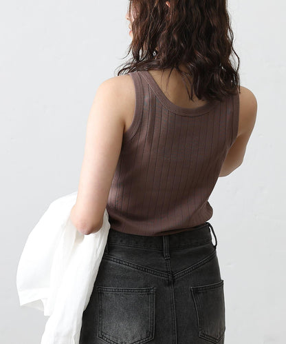 【SS/復刻】寬條紋圓領坦克背心