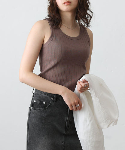 【SS/復刻】寬條紋圓領坦克背心