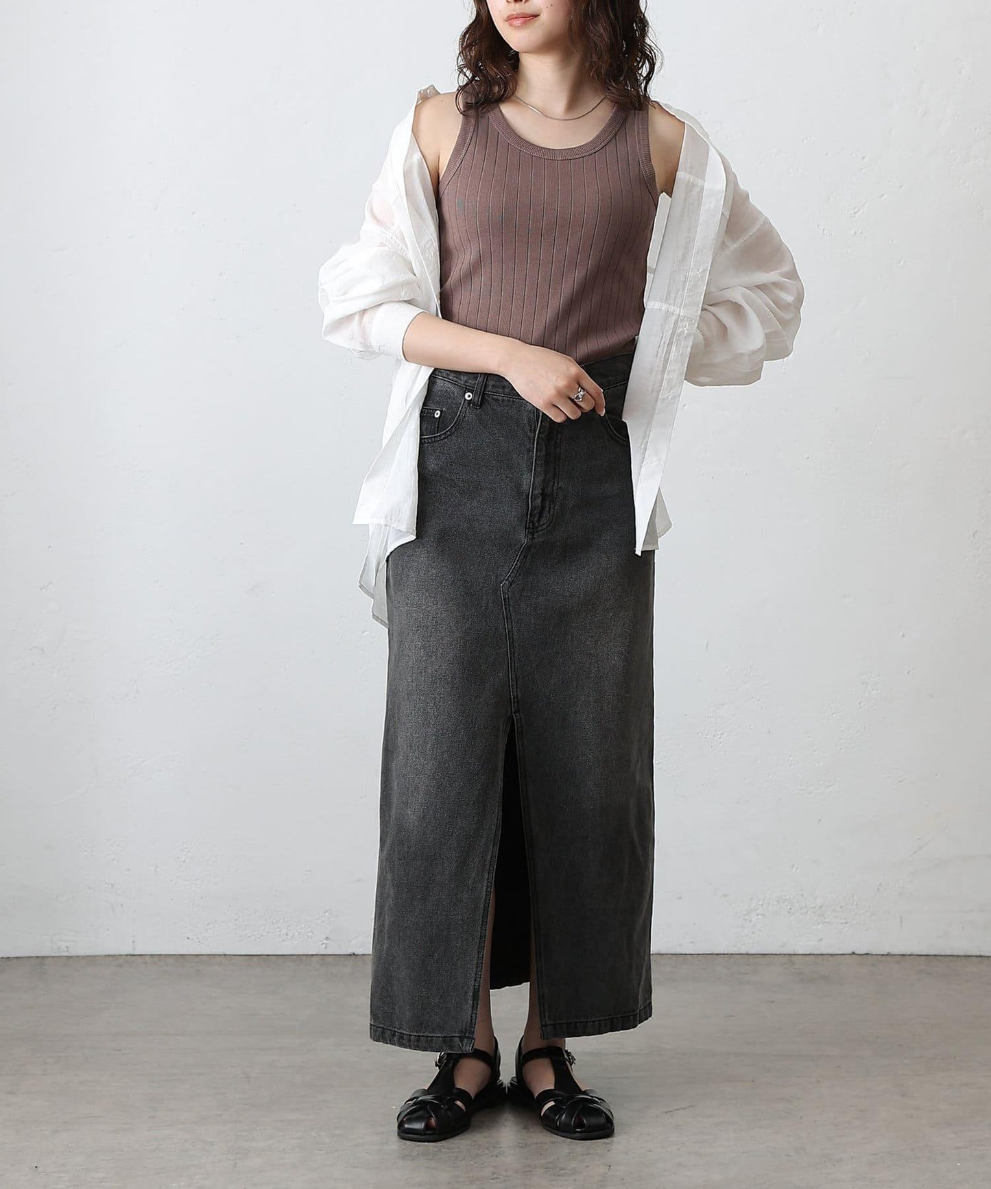 【SS/復刻】寬條紋圓領坦克背心