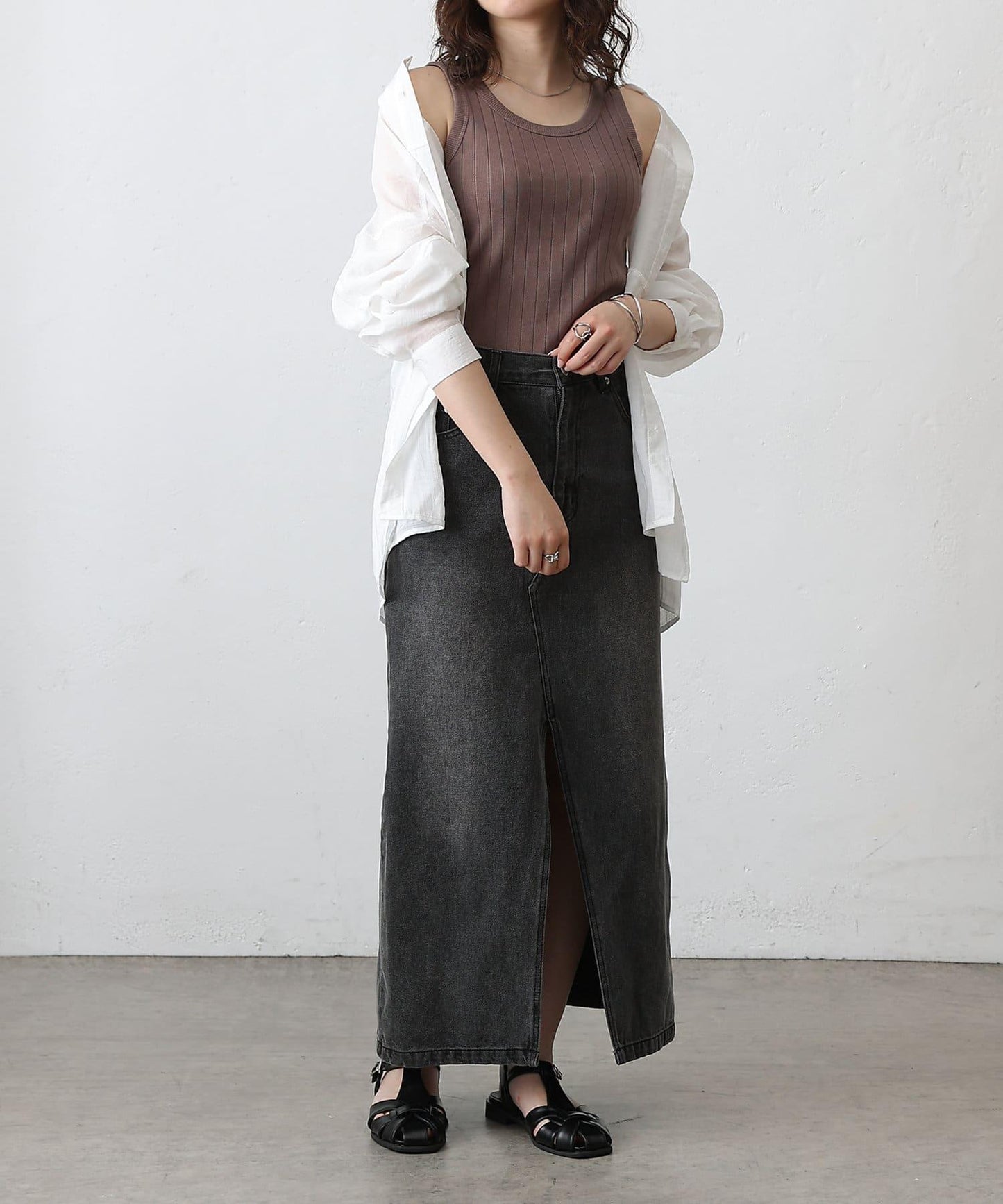 【SS/復刻】寬條紋圓領坦克背心