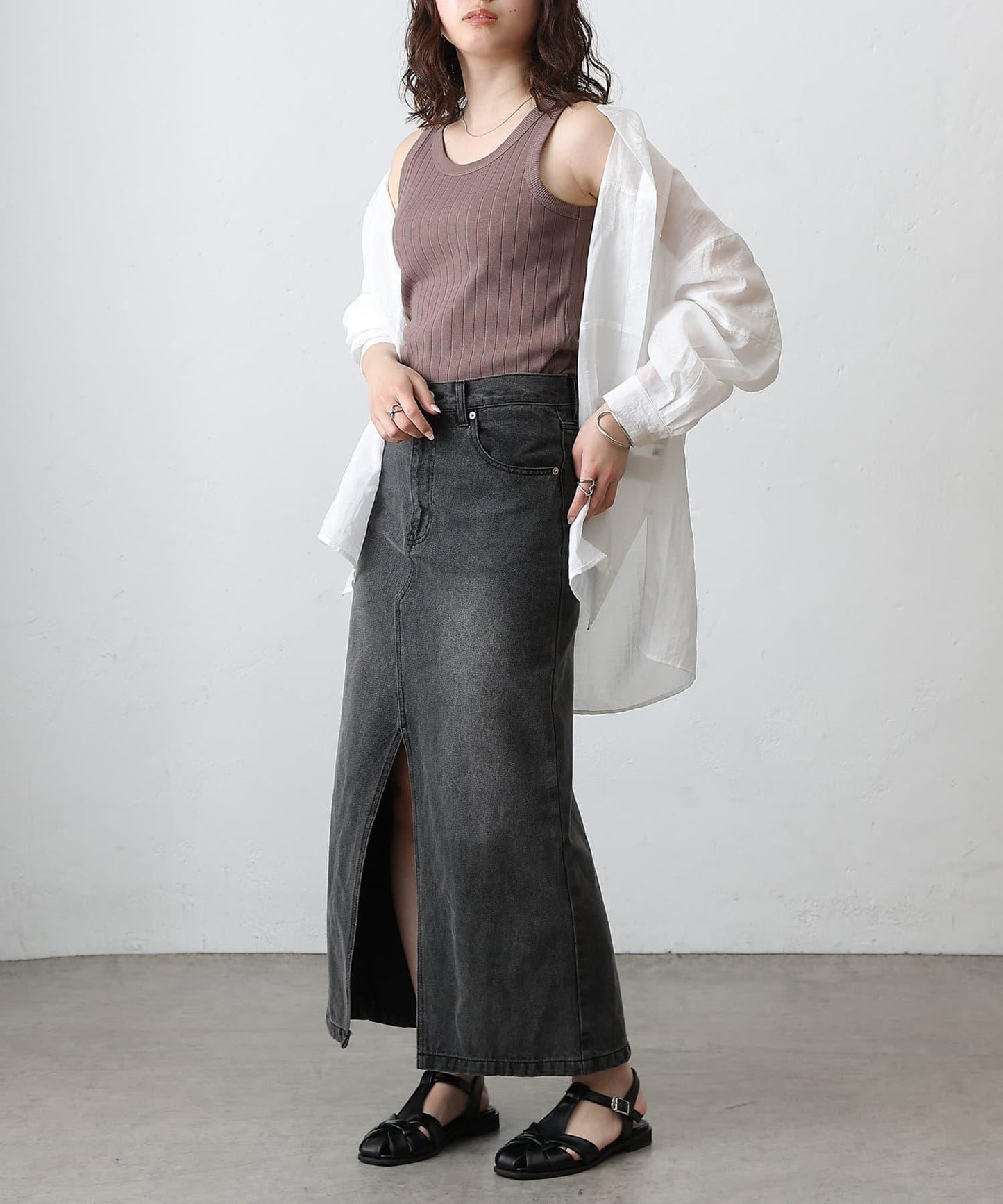 【SS/復刻】寬條紋圓領坦克背心