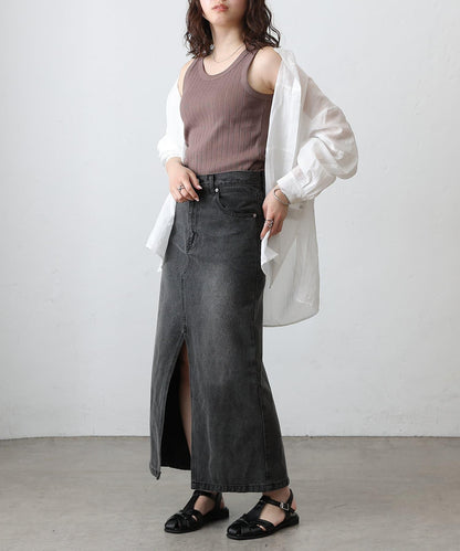 【SS/復刻】寬條紋圓領坦克背心