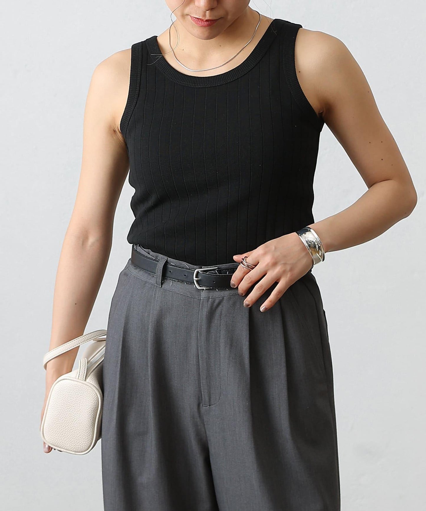 【SS/復刻】寬條紋圓領坦克背心