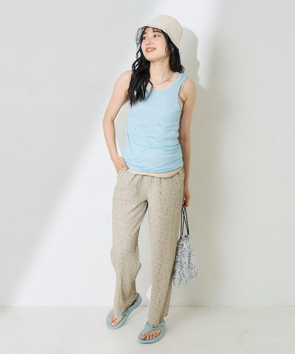 【套裝商品】透視套裝背心/純色背心