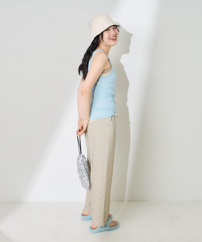 【套裝商品】透視套裝背心/純色背心