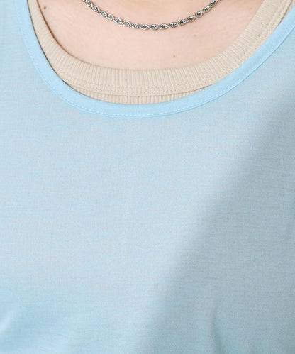 【套裝商品】透視套裝背心/純色背心