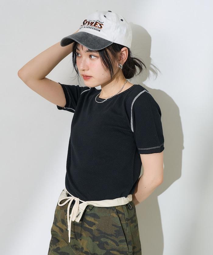網眼短袖上衣