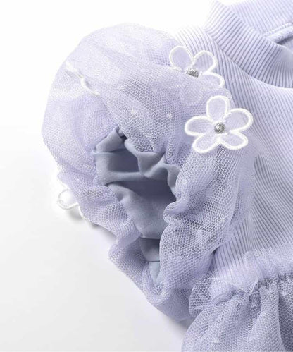 【連衣裙】花朵蕾絲連體褲