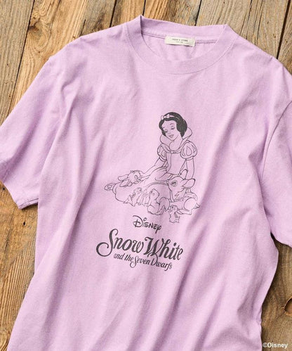 【迪士尼 白雪公主】大印花圓領T恤