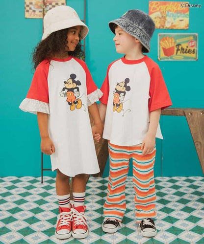 【連衣裙】《迪士尼》角色╱棉質拉鍊T恤（兒童尺碼）