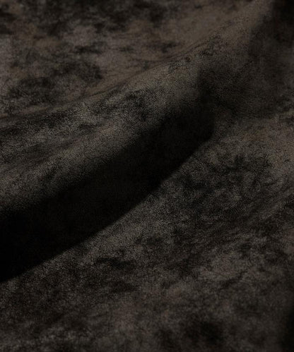 復古風格仿皮寬鬆短褲