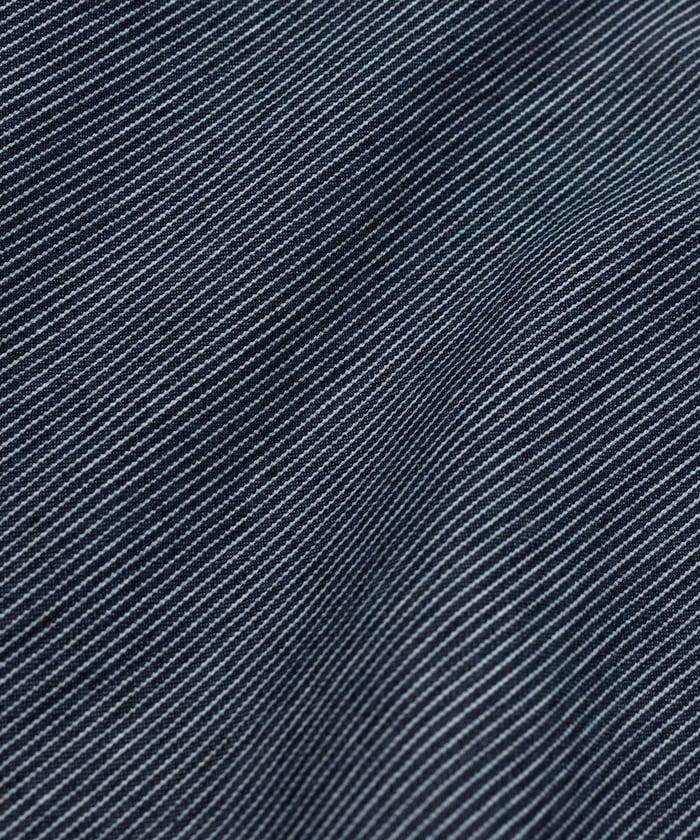 聯名 輕鬆版型 半拉鍊 單標誌 短袖工作襯衫 條紋 格子