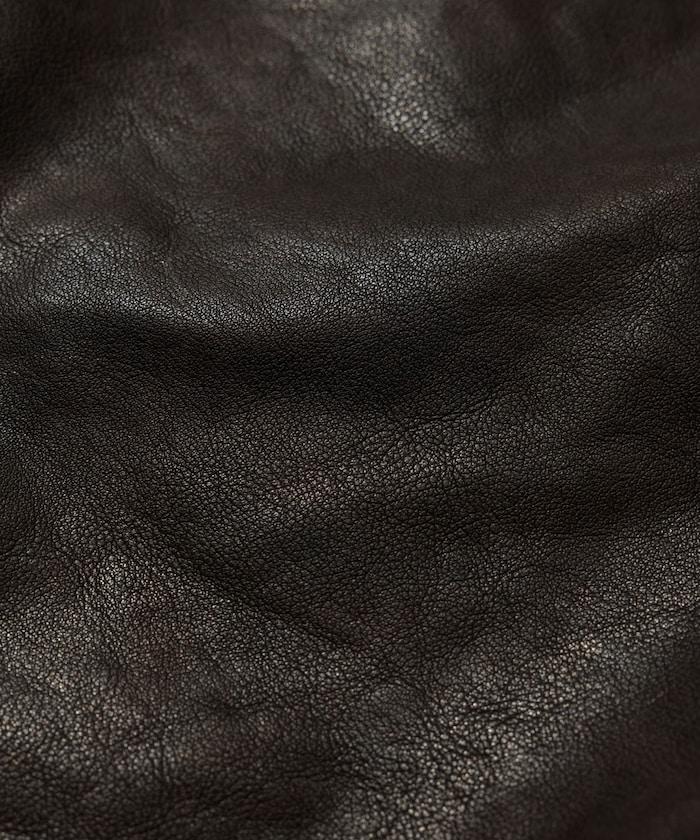 復古風格仿皮寬鬆短褲