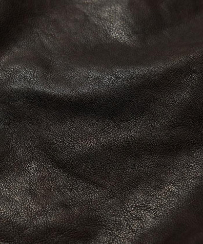 復古風格仿皮寬鬆短褲